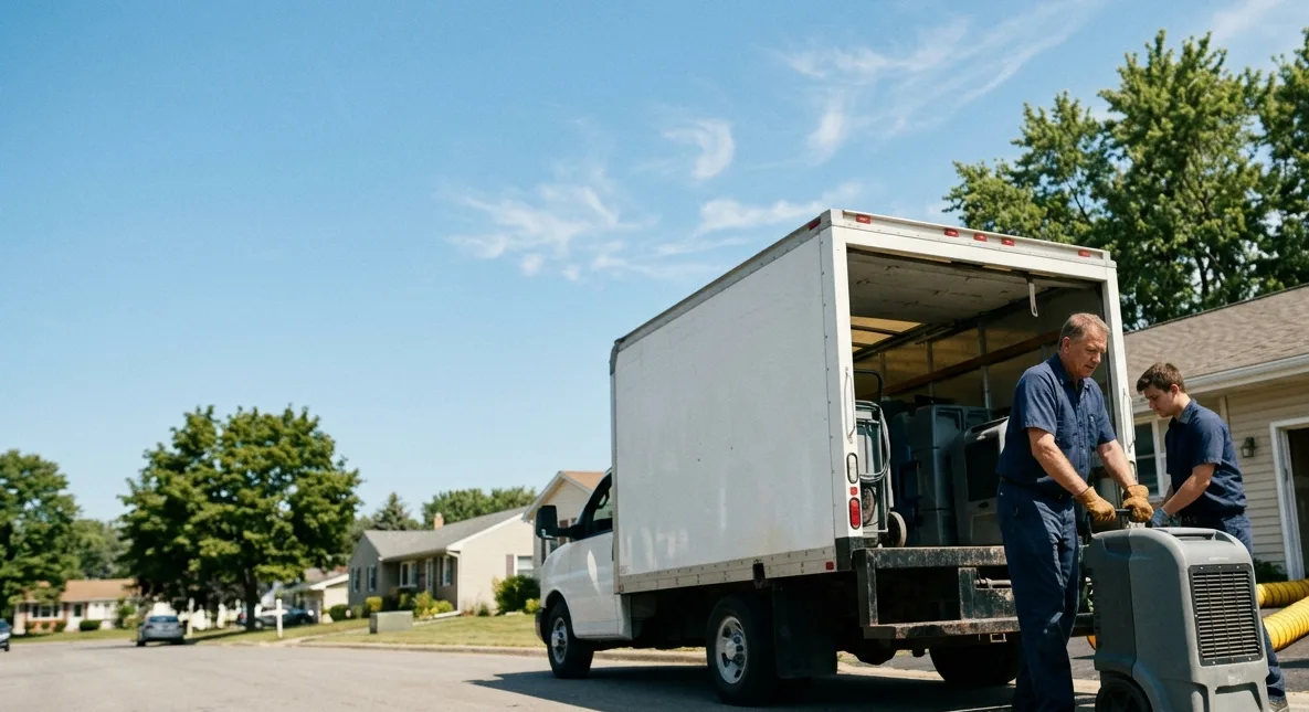 Water Damage Cleanup in Rosendale, WI near me